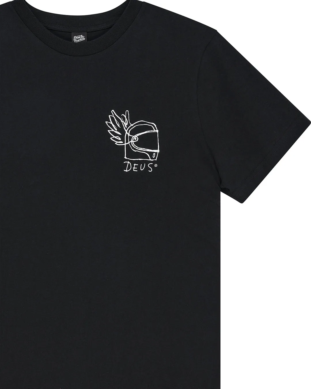 Harajuku Helmet Tee - Black sold by Deus Ex Machina product image thumbnail 3