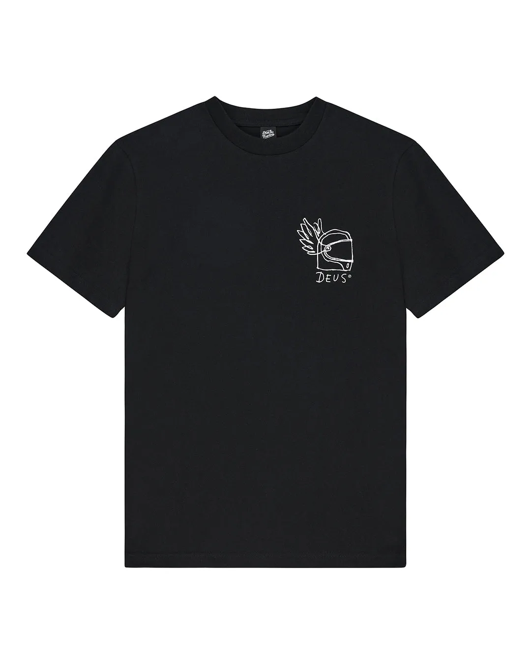Harajuku Helmet Tee - Black sold by Deus Ex Machina