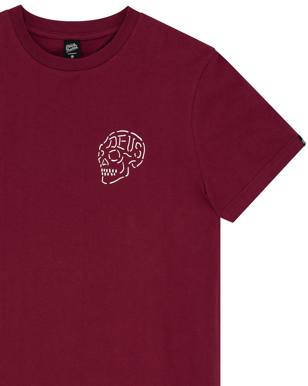 Venice Skull Tee - Burgundy sold by Deus Ex Machina product image thumbnail 3