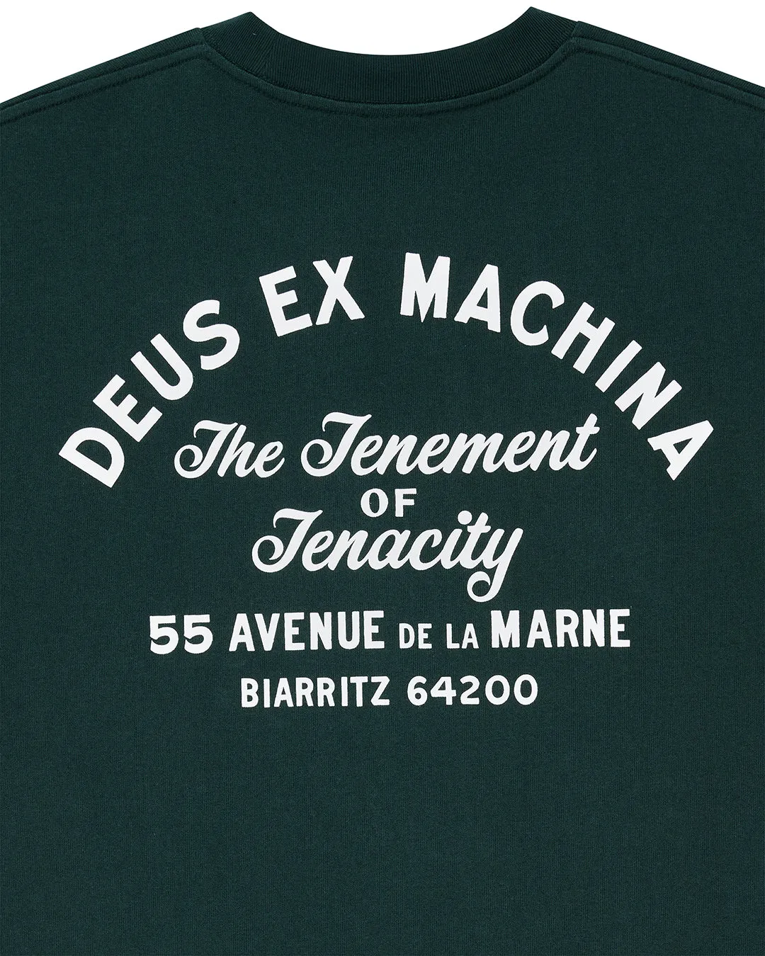 Biarritz Sign Tee - Racing Green sold by Deus Ex Machina product image thumbnail 4