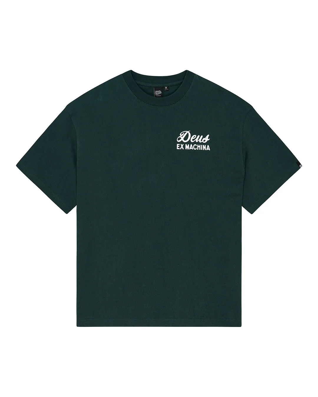 Biarritz Sign Tee - Racing Green sold by Deus Ex Machina product image thumbnail 2
