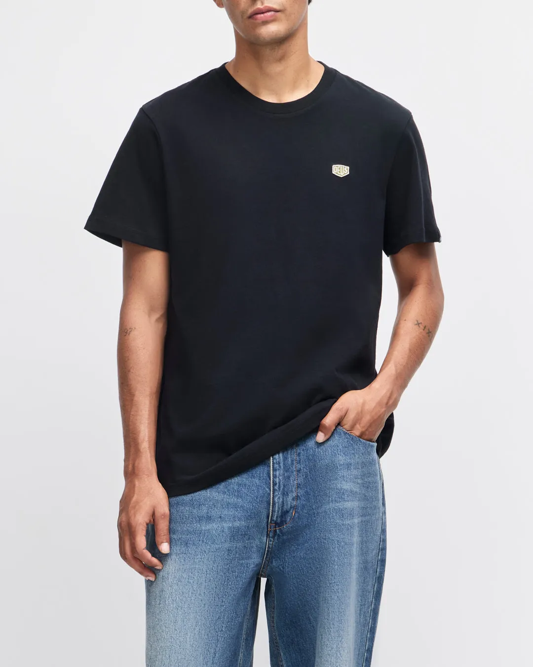 Shield Standard Tee - Black sold by Deus Ex Machina