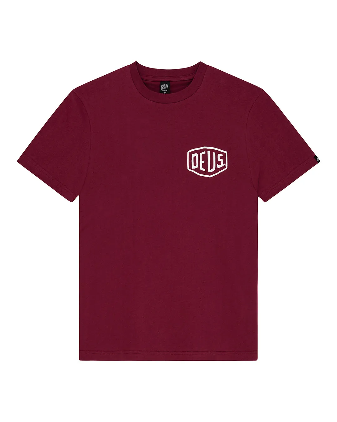 Biarritz Address Tee - Burgundy sold by Deus Ex Machina product image thumbnail 2