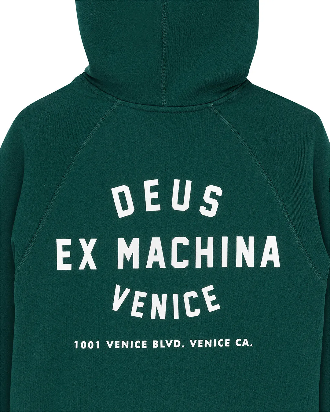 Venice Address Hoodie - Racing Green sold by Deus Ex Machina product image thumbnail 4