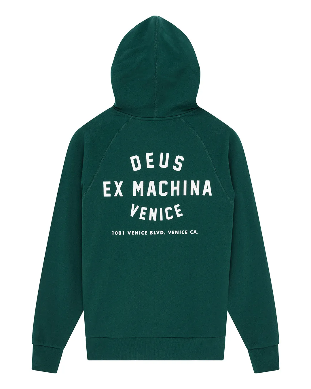 Venice Address Hoodie - Racing Green sold by Deus Ex Machina product image thumbnail 2