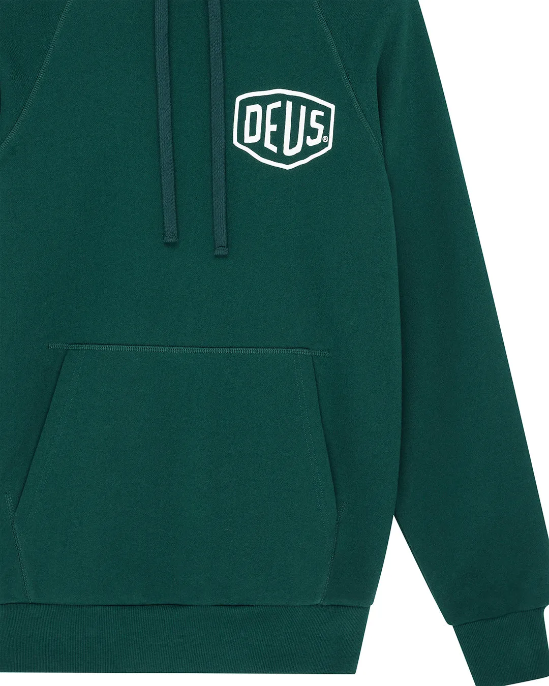 Venice Address Hoodie - Racing Green sold by Deus Ex Machina product image thumbnail 3