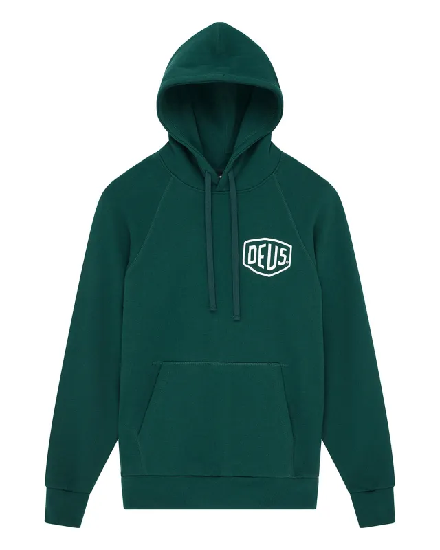 Venice Address Hoodie - Racing Green made by Deus Ex Machina