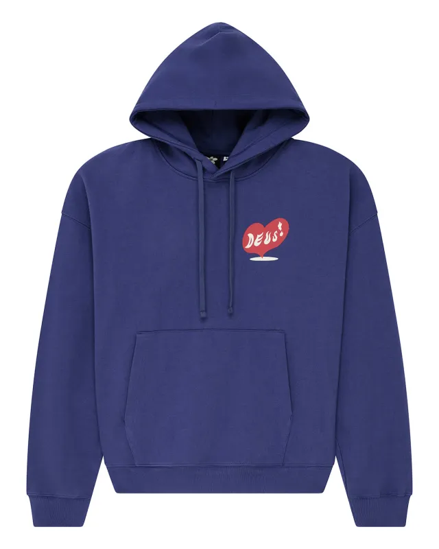 Deep Cut Hoodie - Limoges Blue made by Deus Ex Machina
