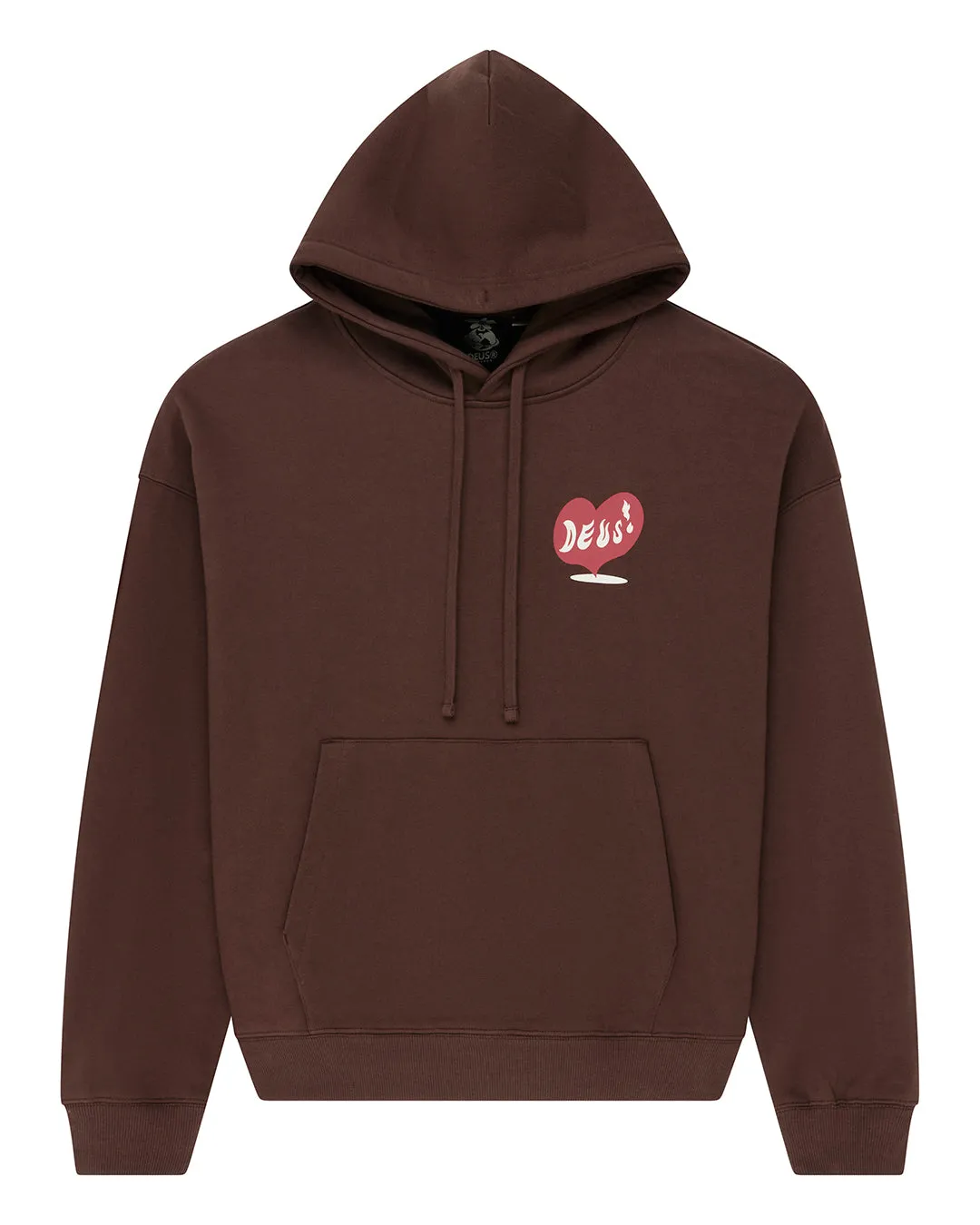 Deep Cut Hoodie - Downtown Brown sold by Deus Ex Machina