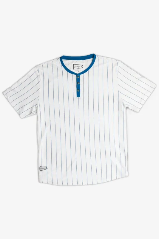 Pinstripe Henley Tee made by Kennedy Gray