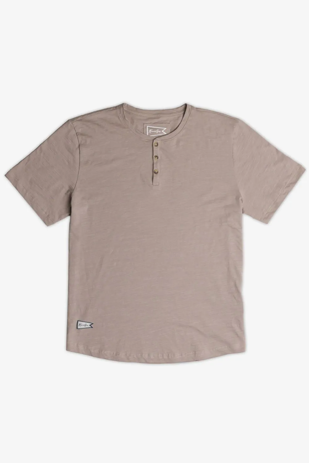 Slub Cotton Henley Tee sold by Kennedy Gray
