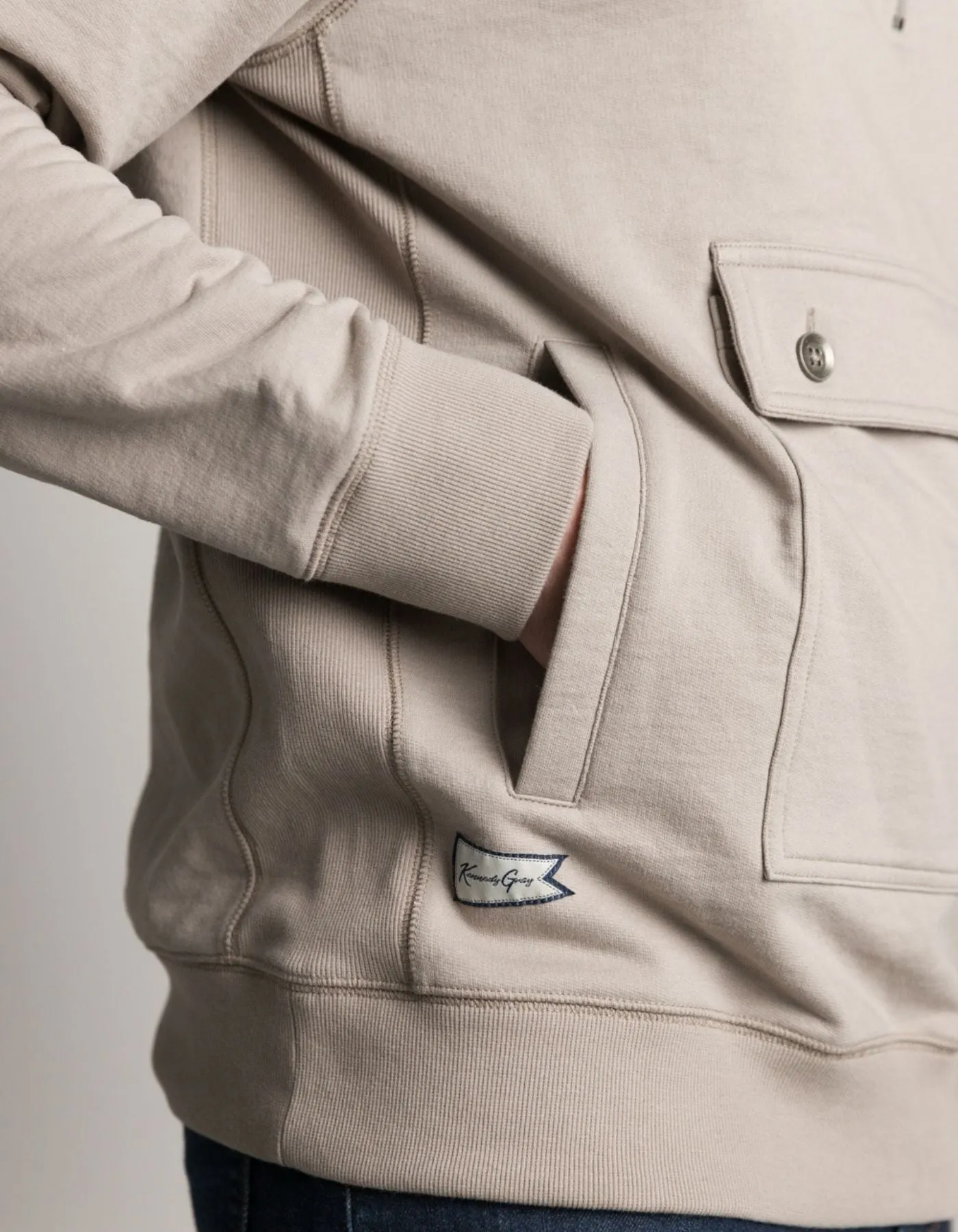 Anorak Pocket Hoodie sold by Kennedy Gray product image thumbnail 4
