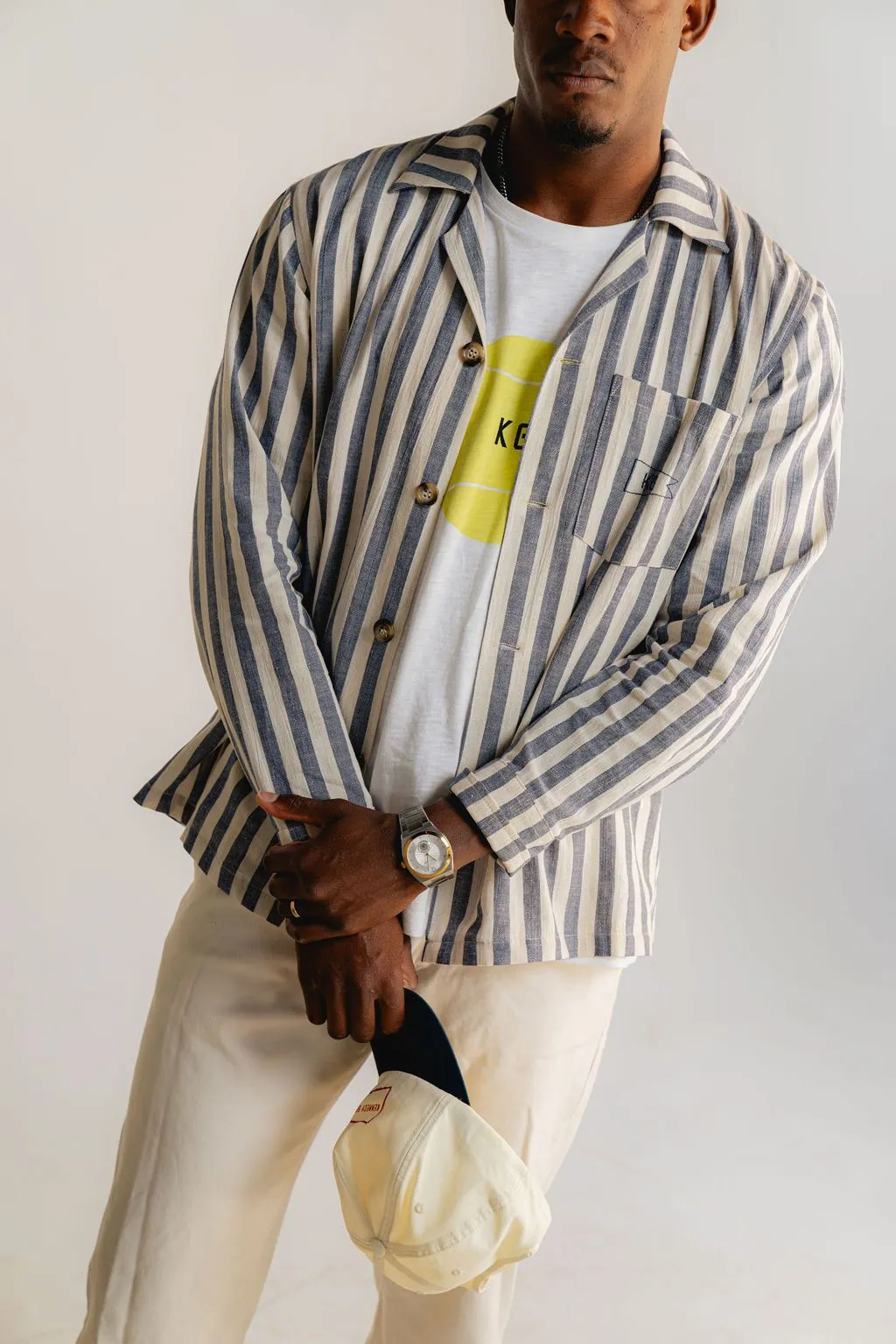 Blue Nautical Stripe Shirt sold by Kennedy Gray product image thumbnail 4