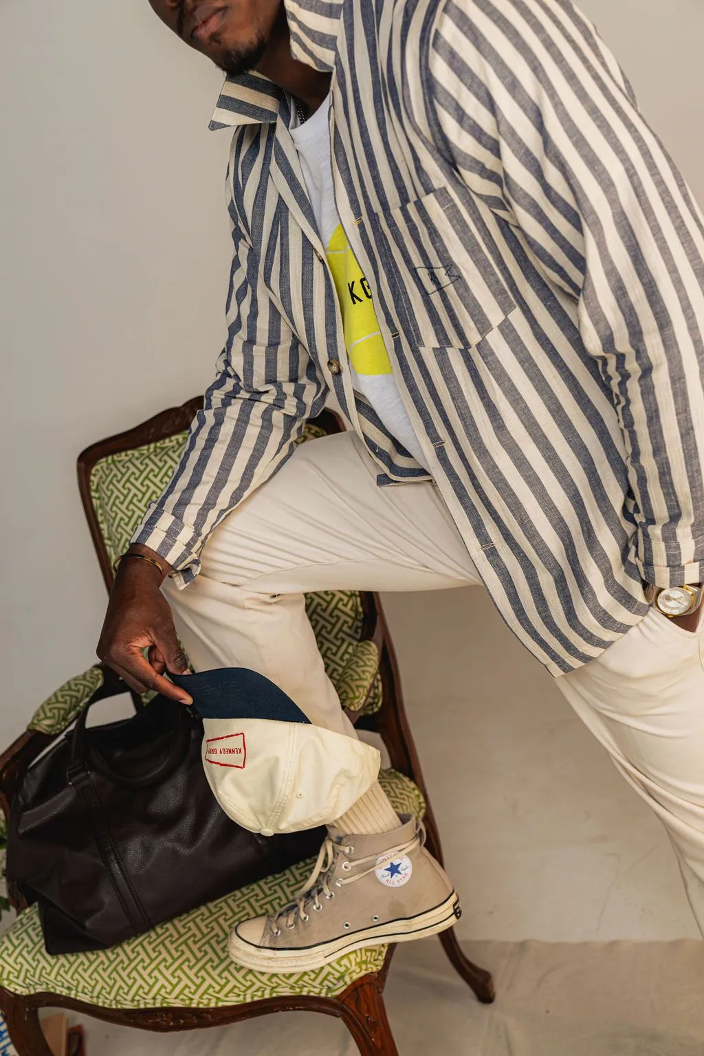 Blue Nautical Stripe Shirt sold by Kennedy Gray product image thumbnail 5
