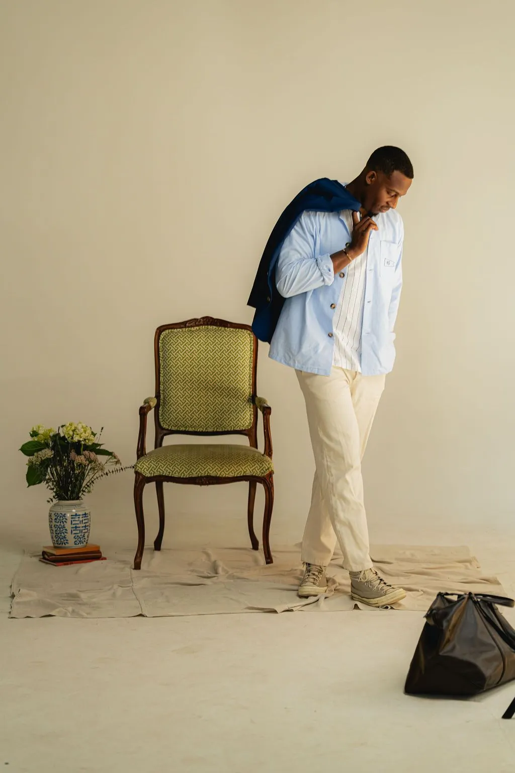 Blue Oxford Shirt sold by Kennedy Gray product image thumbnail 4