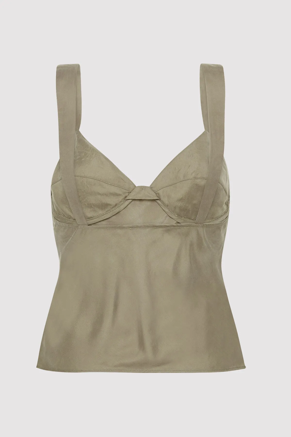Peignoir Camisole - Castor Grey sold by St. Agni product image thumbnail 5