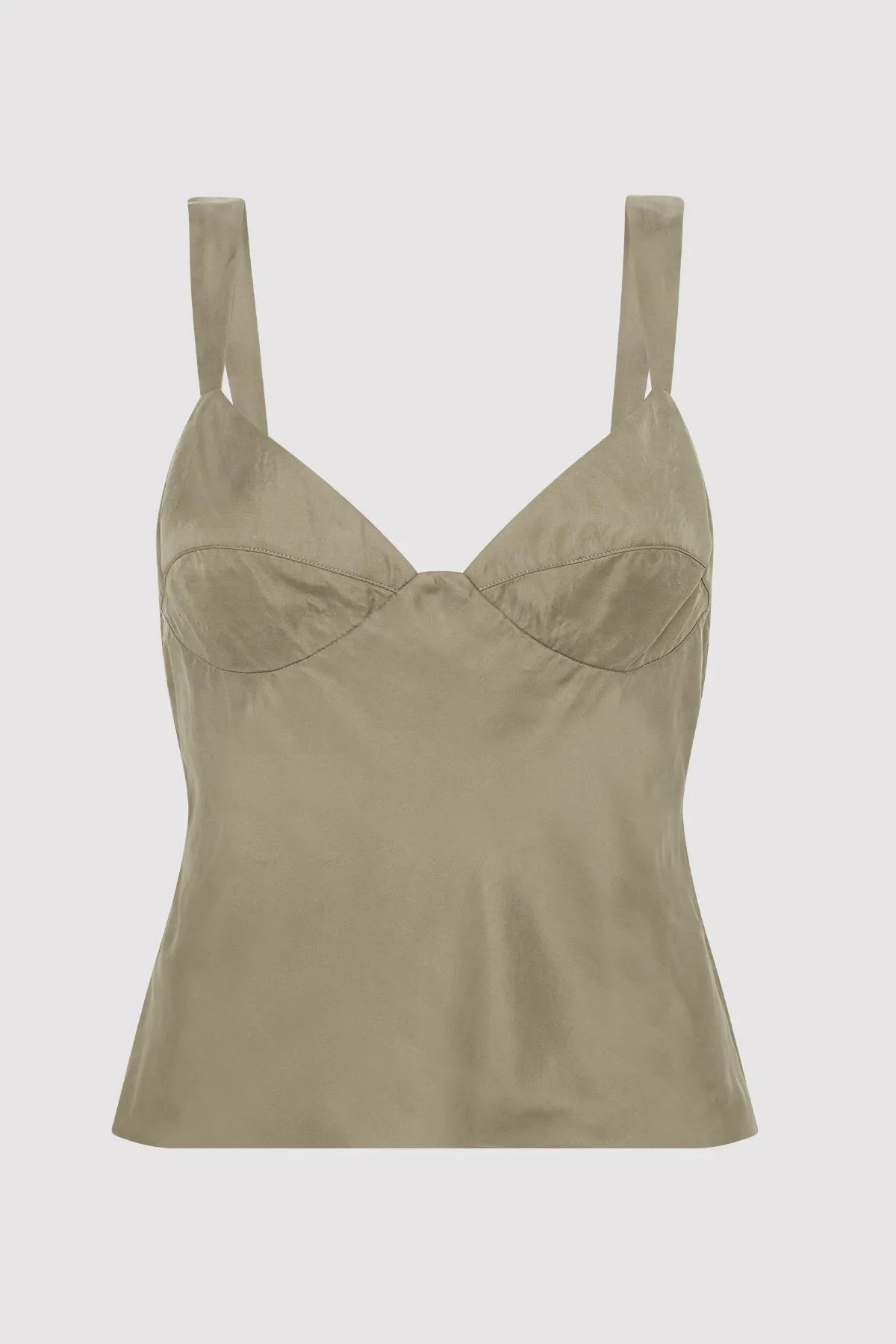 Peignoir Camisole - Castor Grey sold by St. Agni product image thumbnail 4