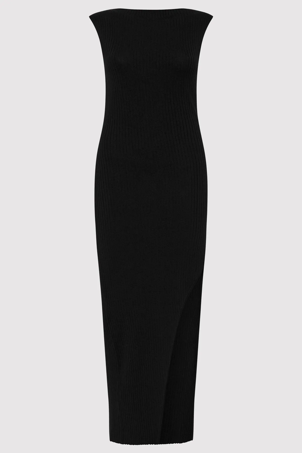 Cut Away Knit Dress - Black sold by St. Agni product image thumbnail 5