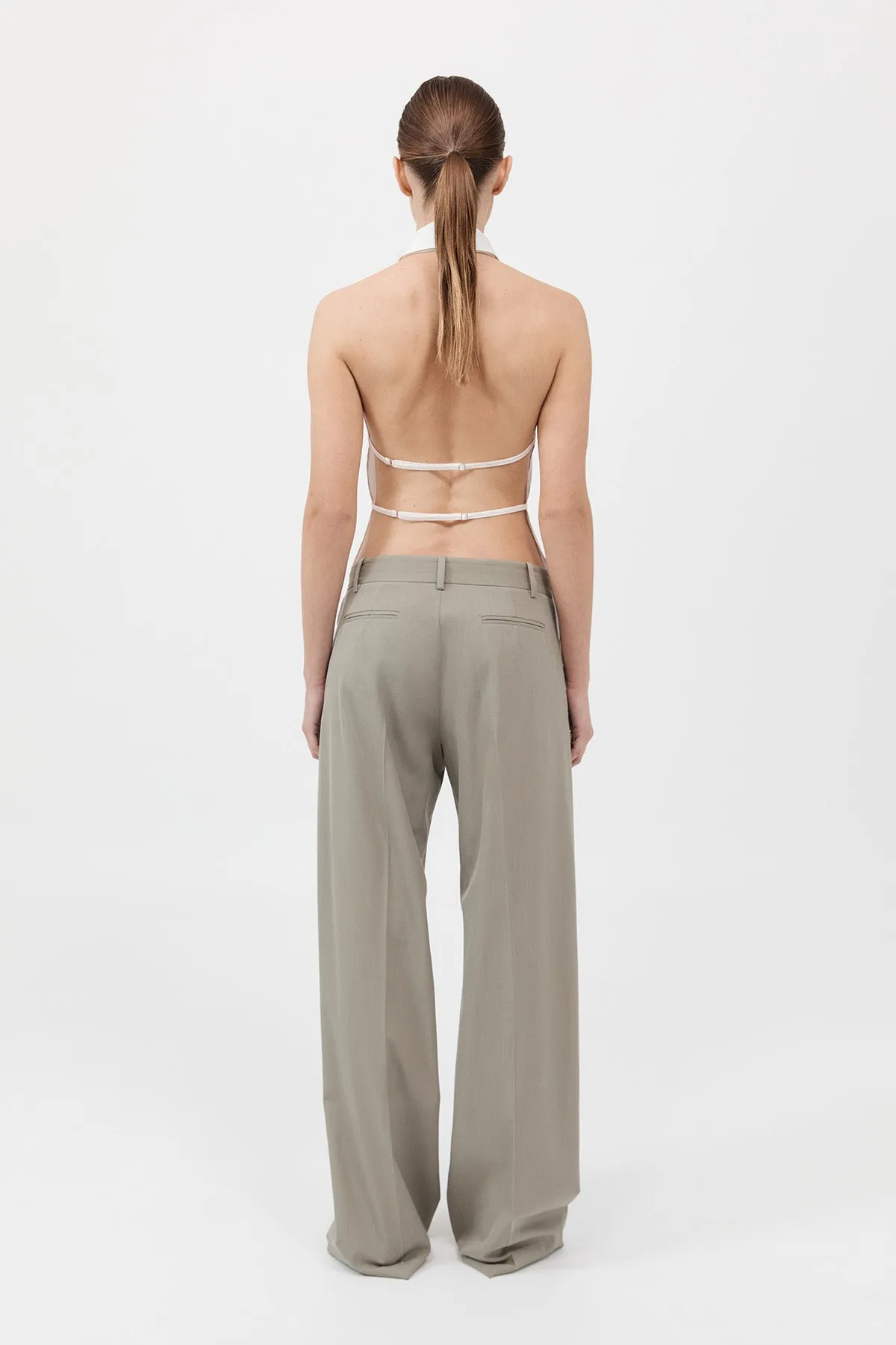 Halter Shirt - White sold by St. Agni product image thumbnail 5