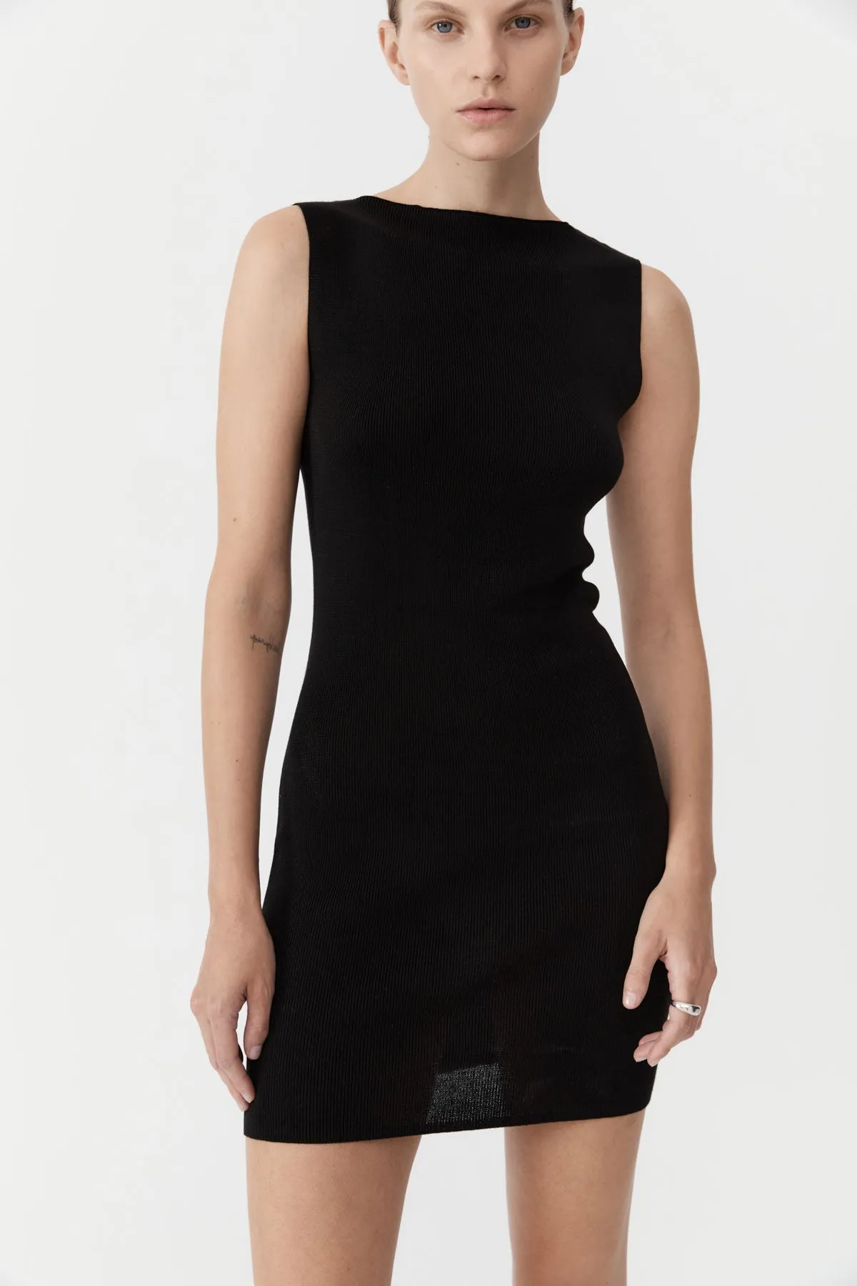 Vas Knit Mini Dress - Black sold by St. Agni product image thumbnail 2