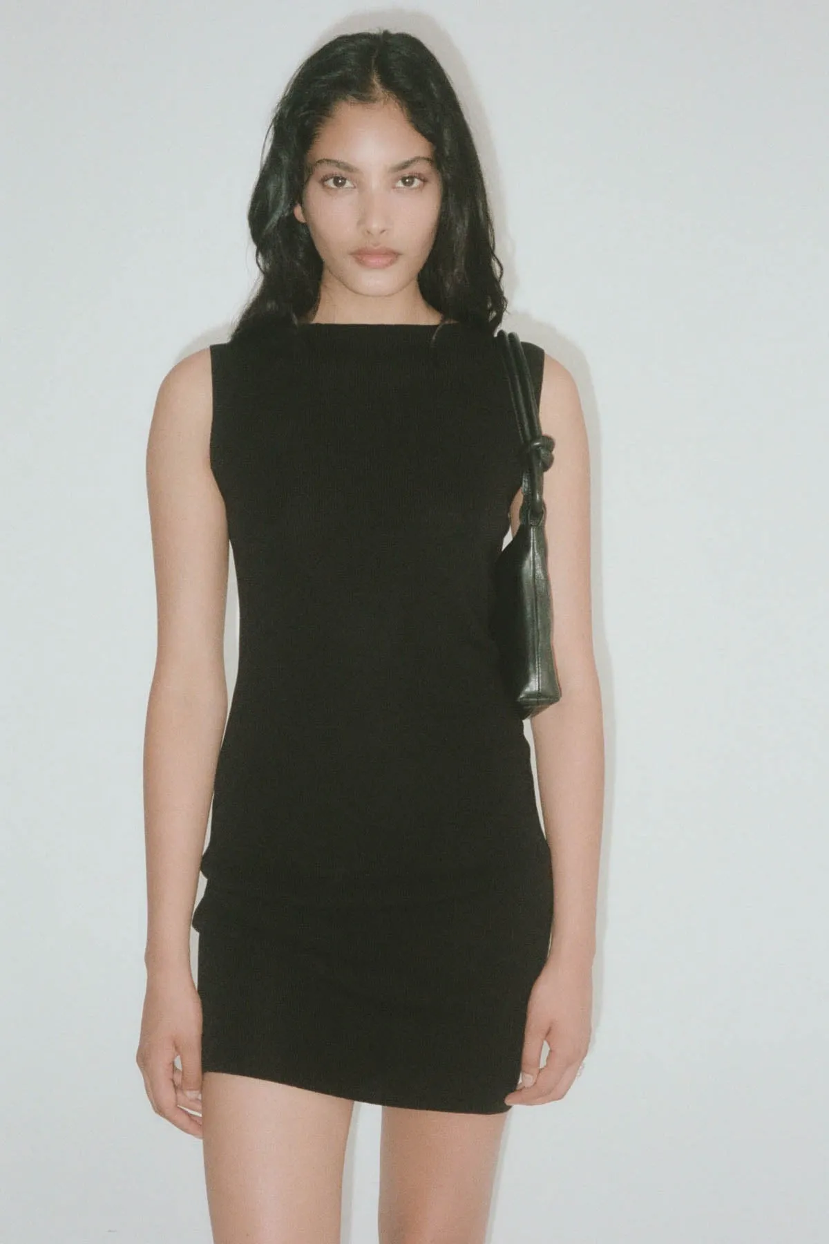 Vas Knit Mini Dress - Black sold by St. Agni product image thumbnail 5