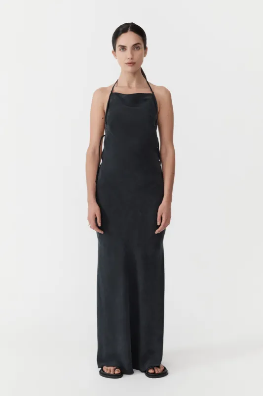 Adjustable Strap Dress - Black sold by St. Agni