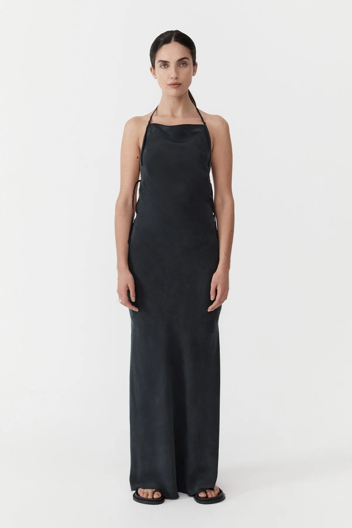 Adjustable Strap Dress - Black sold by St. Agni