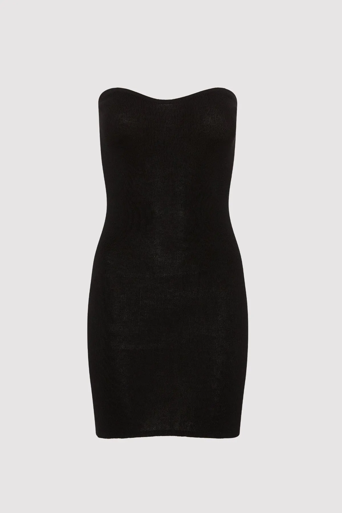Curve Knit Mini Dress - Black sold by St. Agni product image thumbnail 5