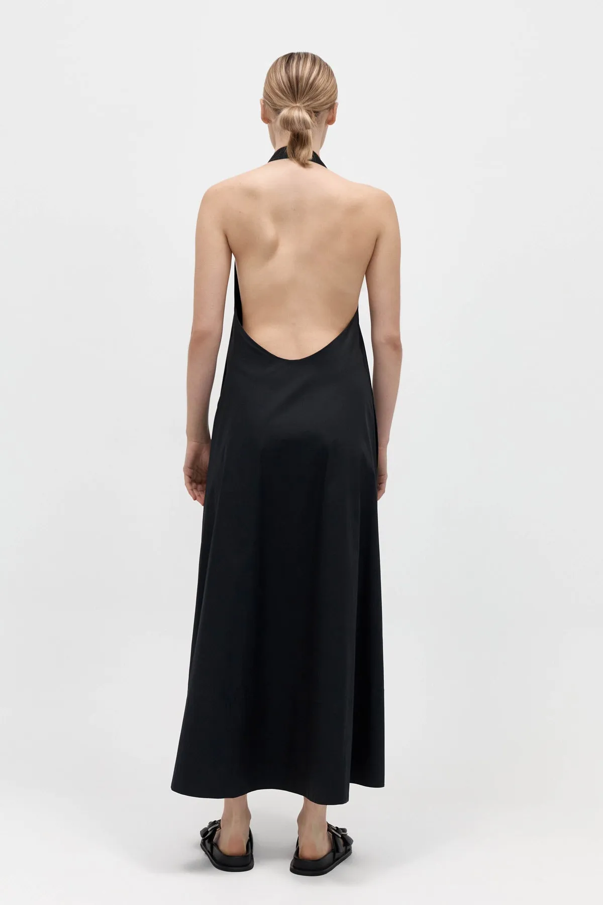 Ring Detail Halter Dress - Black sold by St. Agni product image thumbnail 3