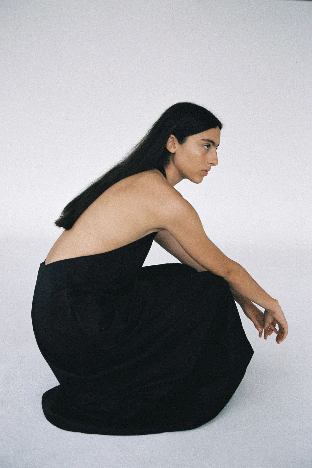 Ring Detail Halter Dress - Black sold by St. Agni product image thumbnail 4