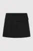 Wide Waistband Mini Skirt - Black sold by St. Agni