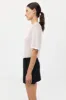 Wide Waistband Mini Skirt - Black sold by St. Agni