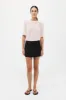 Wide Waistband Mini Skirt - Black sold by St. Agni