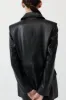 Leather Blazer - Black sold by St. Agni