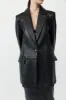 Leather Blazer - Black sold by St. Agni