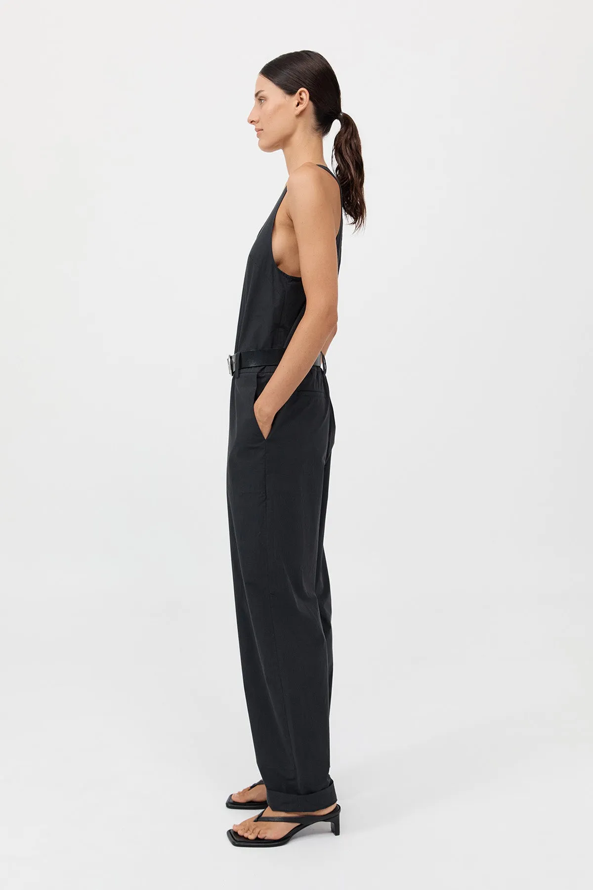 Organic Cotton Jumpsuit - Black sold by St. Agni product image thumbnail 3