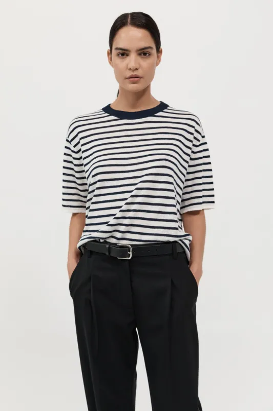 Copain Knit Tee - Brenton Stripe sold by St. Agni