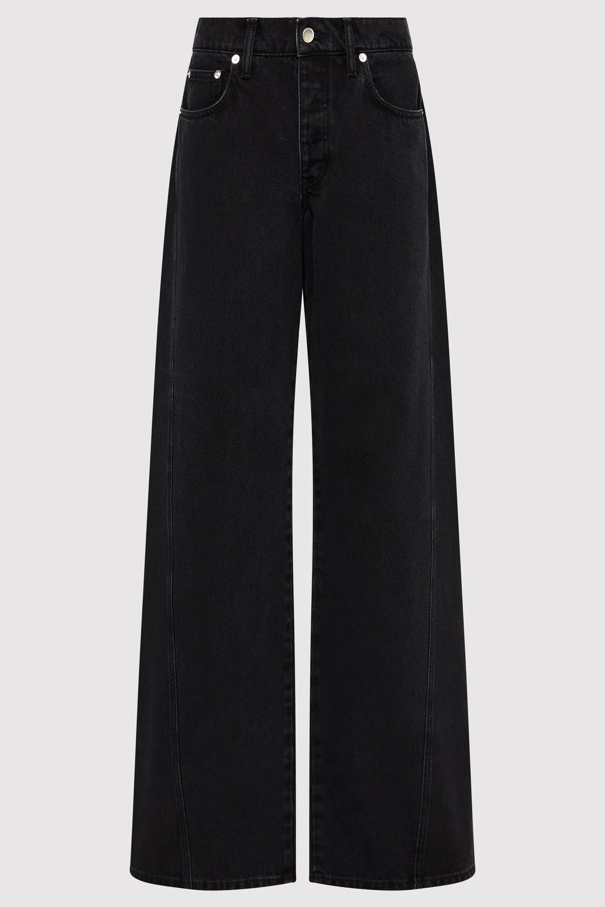 Low Rise Jeans - Washed Black sold by St. Agni product image thumbnail 5