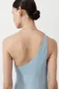 Asymm Drape Maxi Dress - Stone Blue sold by St. Agni