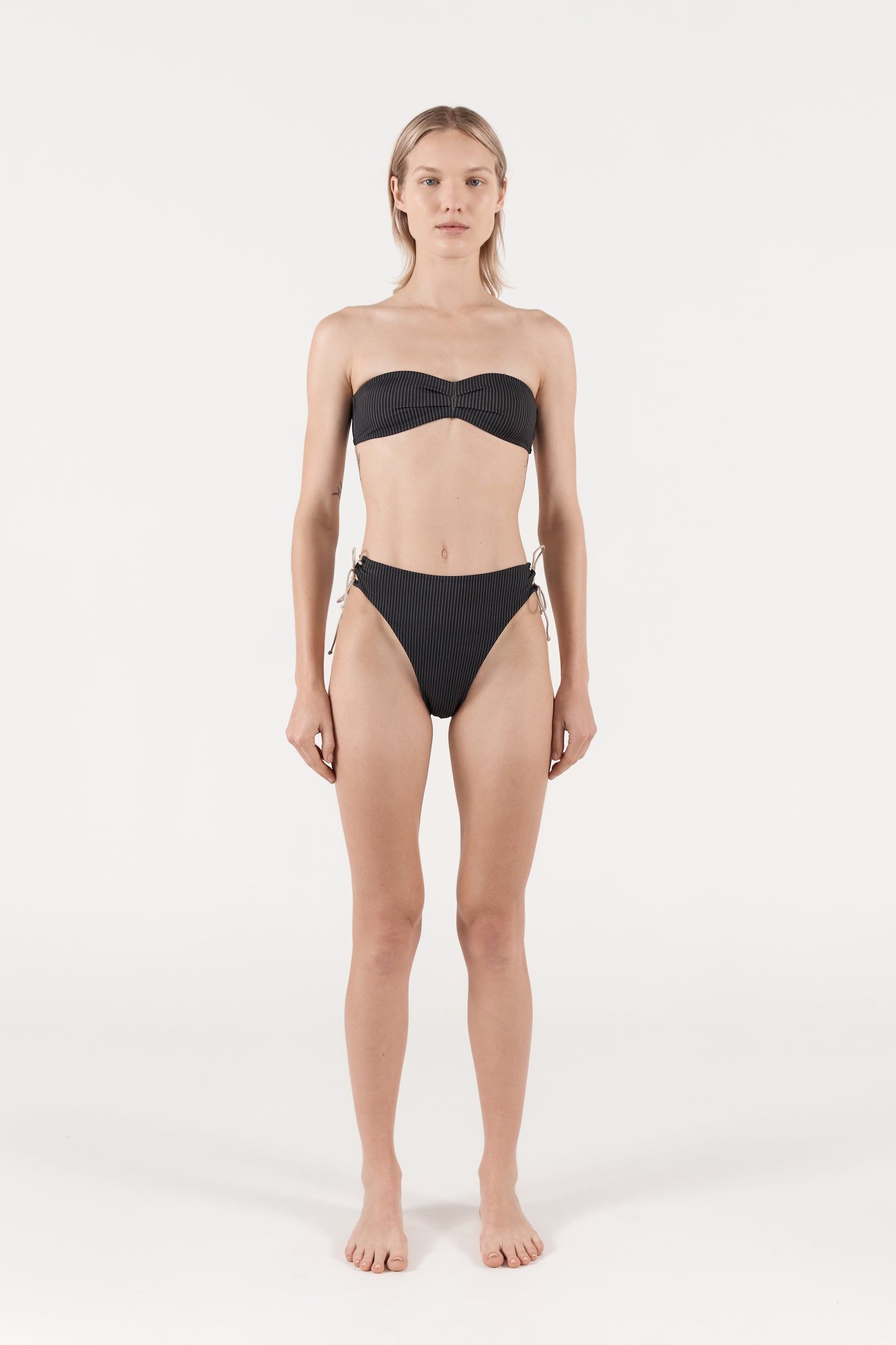 Hardi Bandeau Top - Pinstripe - By Ziah sold by St. Agni