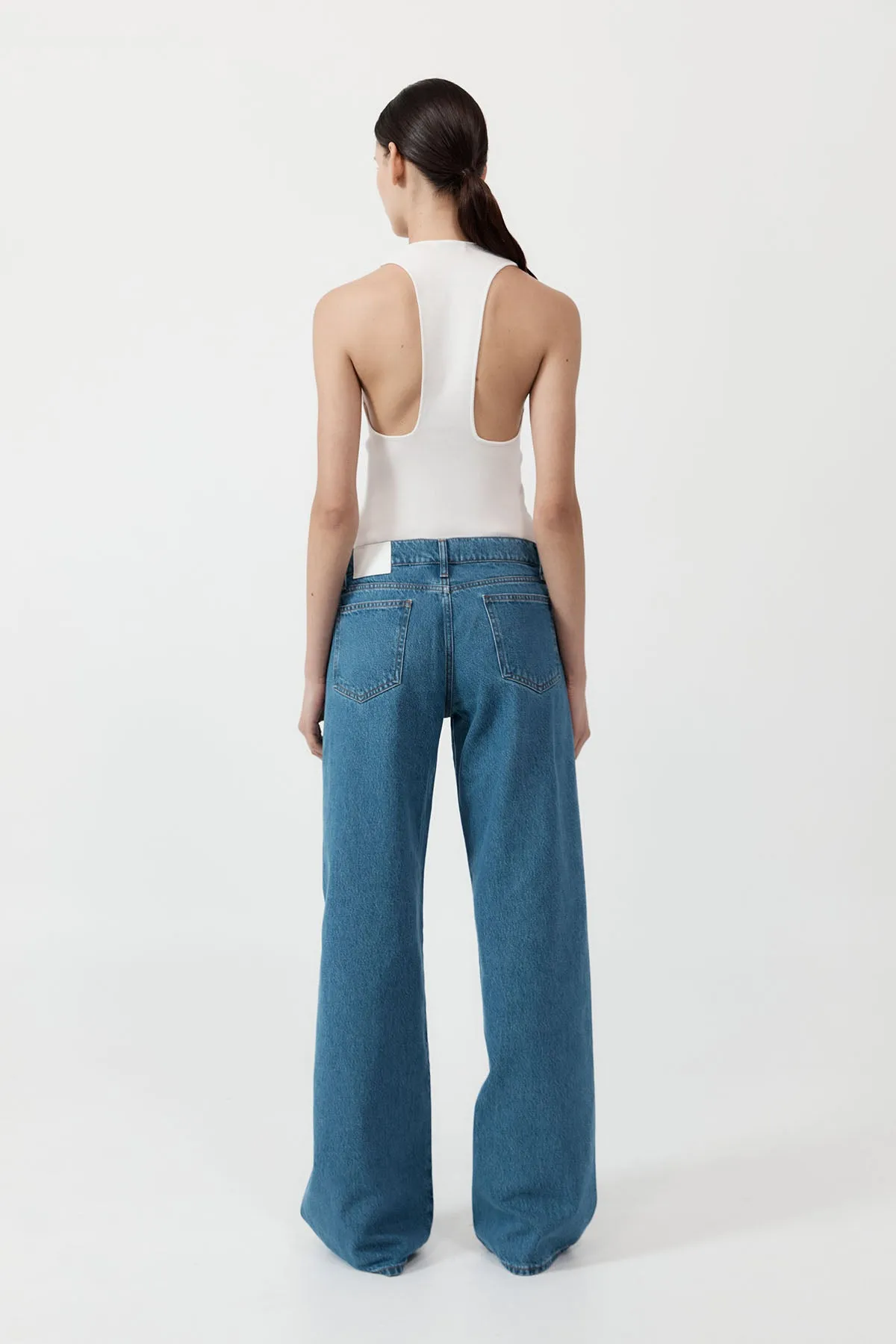 Low Rise Jeans - Denim Blue sold by St. Agni product image thumbnail 3