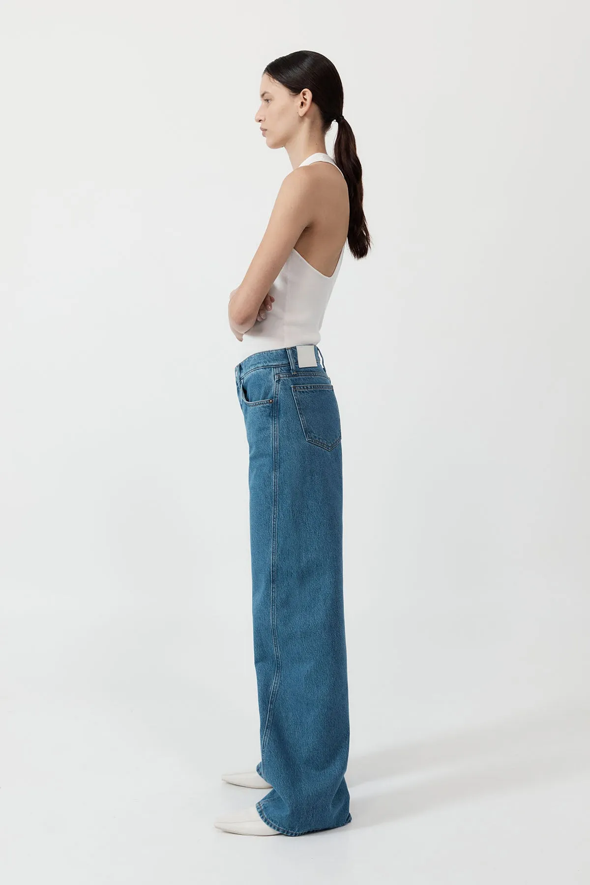 Low Rise Jeans - Denim Blue sold by St. Agni product image thumbnail 2
