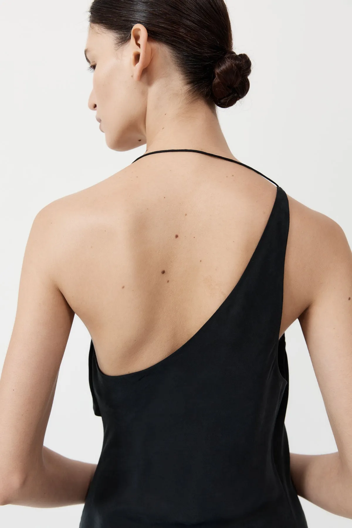Asymm Drape Maxi Dress - Washed Black sold by St. Agni product image thumbnail 2