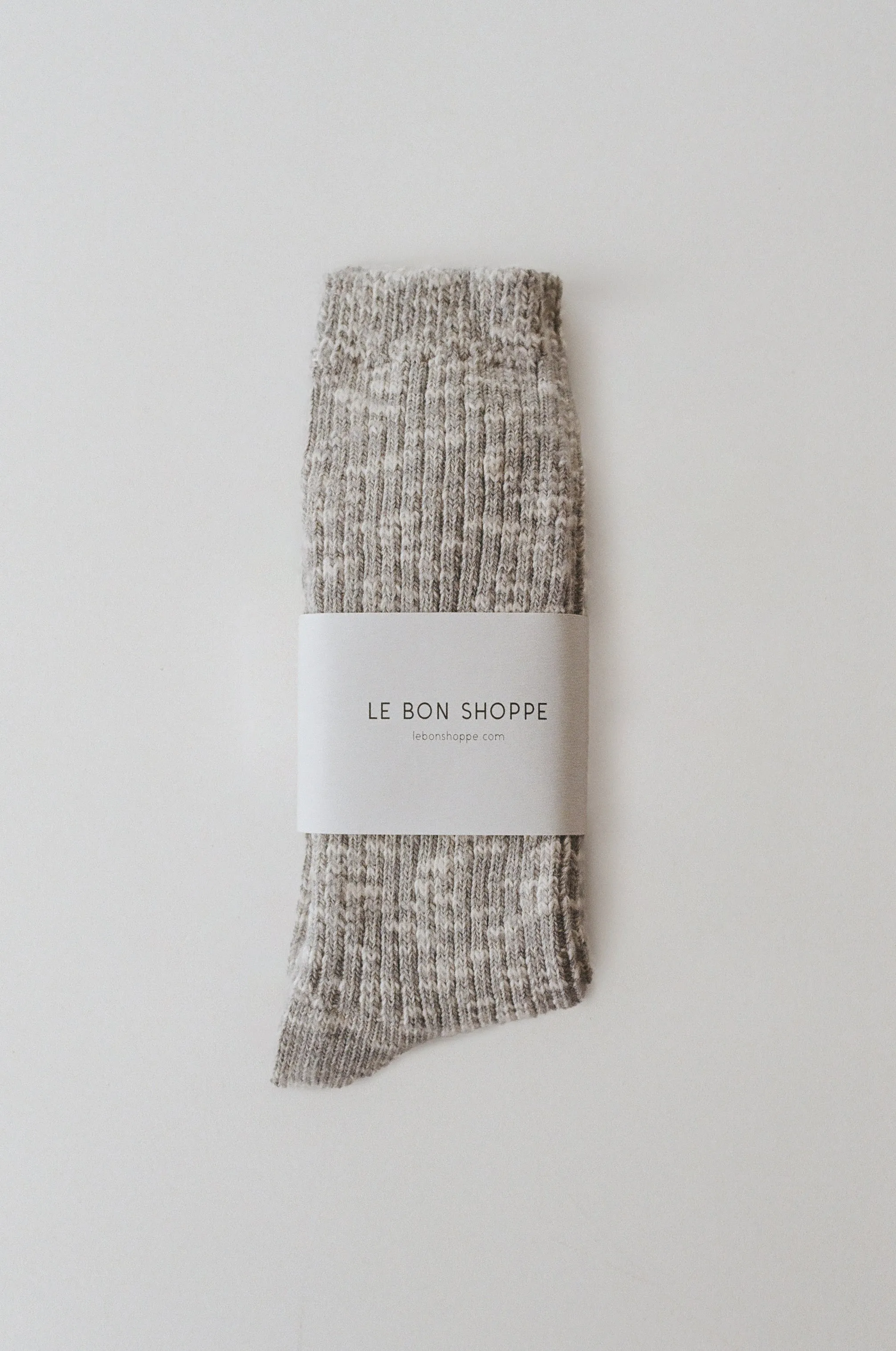 Cottage Socks By Le Bon - HT Grey sold by St. Agni