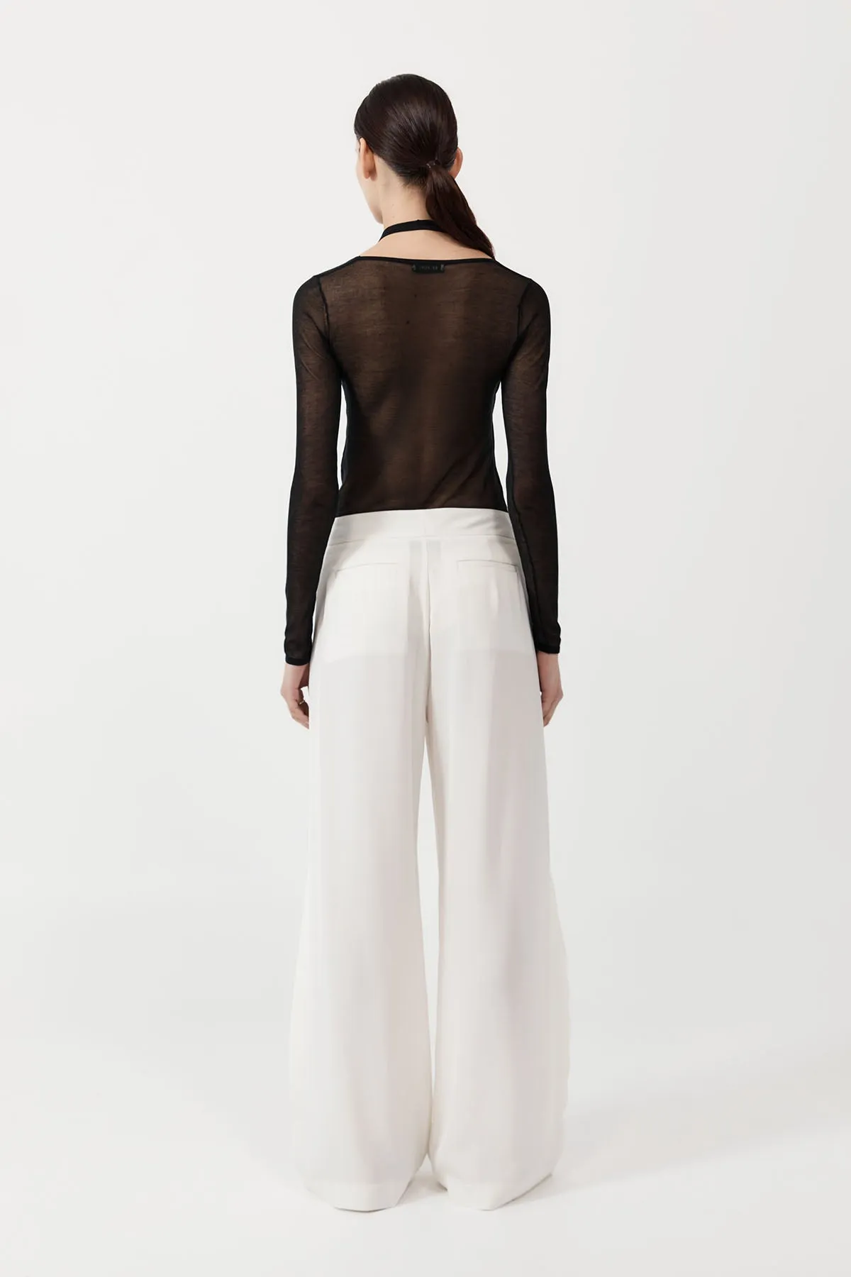 Fold Trousers - Off White sold by St. Agni product image thumbnail 3