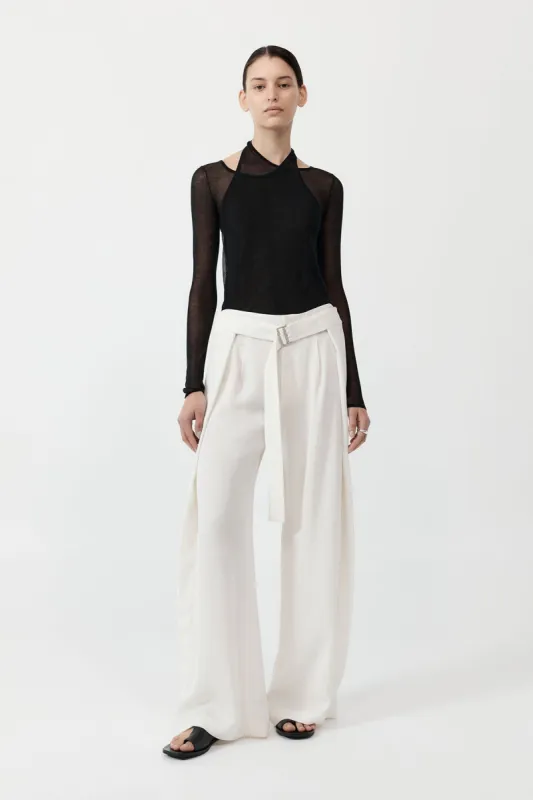 Fold Trousers - Off White sold by St. Agni