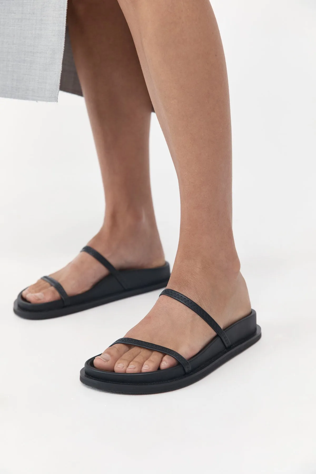 Fine Strap Slide - Black sold by St. Agni