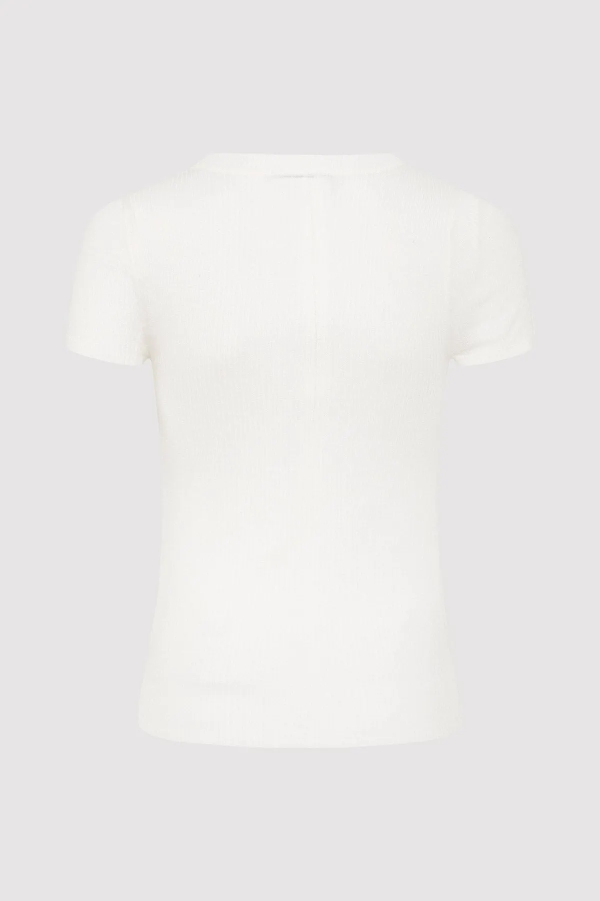 Second Skin Knit Tee - White sold by St. Agni product image thumbnail 5