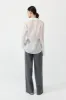 Sheer Linen Tie Top - White sold by St. Agni