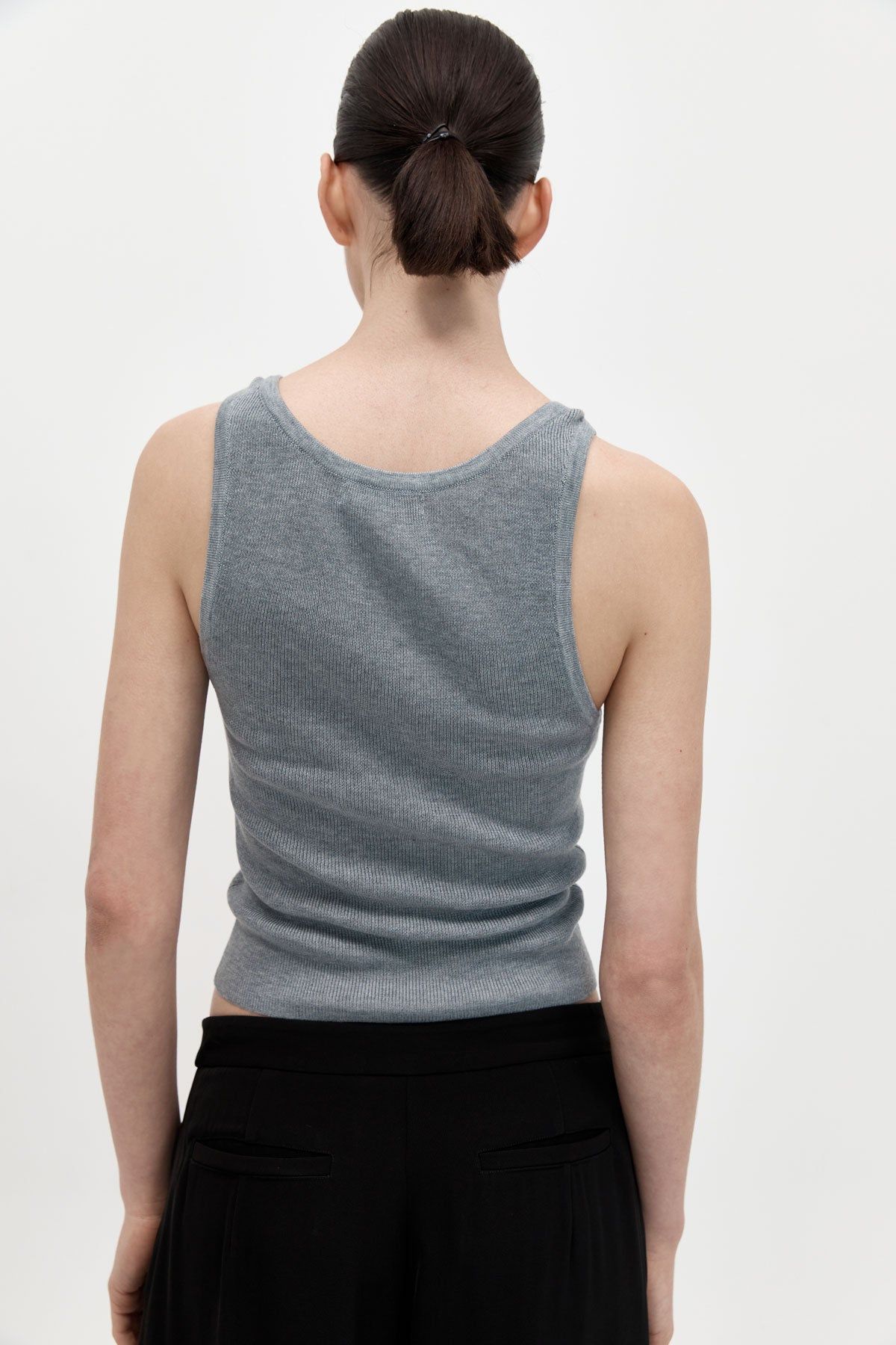 Knit Tank - Grey Marle sold by St. Agni product image thumbnail 3
